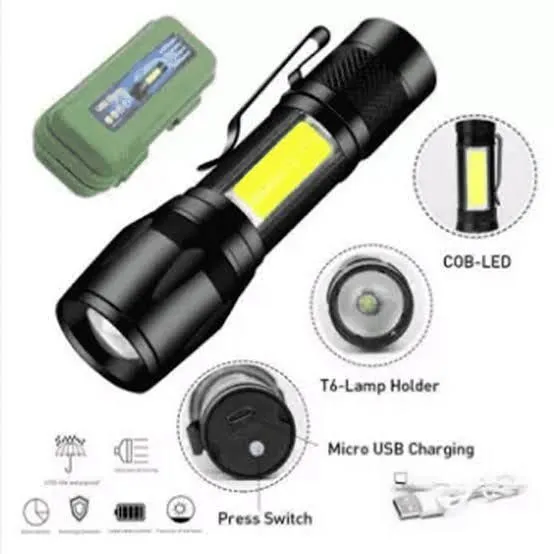 Rechargeable/Portable/Stylish%20mini%20Telescopic%20Zoom%20Flash%20Light%20_(XPE+COB)%20-%20Image%202