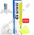 Yonex Badminton Mavis 10 Shuttlecock White/Yellow Feather: Enjoy Your Badminton Games With These Yonex Mavis 10 Shuttlecocks, Featuring White And Yellow Feathers In A Box Of 6 Pieces.. 