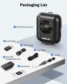 BOBLOV W4 Body Worn Camera 64GB 1080P Video Camera 950mAh Battery 5hours Video Mini Sport Camera with Head strap Layard. 