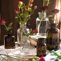 Juhan INSGlass Bottle Vase flower Test Bottle Brown Groceries Nordic Retro Industrial Style.