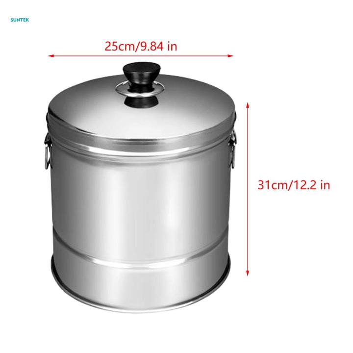 Stainless%20Steel%20Rice%20Steamer%20with%20Inset%20Draining%20Basket%20Rice%20Steaming%20Bucket%2031cmx25cm%20-%20Image%208