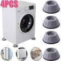 Rokomari Ponner Hat Best Quality 4Pcs Anti Vibration Feet Pads Washing Machine Rubber Mat Anti-Vibration Pad Dryer Non-Slip Universal Fixed Washing Machine Stand. 