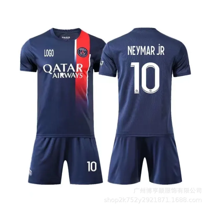 2324%20aris%20Saint-ermain%20essi%20Jersey%20ome%2010%20emarape%207%20S%20Children's%20Football%20niform%20-%20Image%202