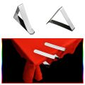24 Pcs Stainless Steel Tablecloth Clip,Non- Adjustable Table Cover Clamps Clip Table Cloth Holders for Party Picnic. 