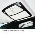 for Nissan Navara NP300 2016-2021 Car Carbon Fibre Front Reading Switch Light Lamp Frame Cover Trim Sticker Accessories. 