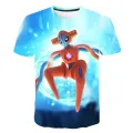 Pokemon Pikachu 3D Pokémon Charmander Eevee Mewtwo Blastoise T Shirt Boy Girl Cartoon Clothing Summer Child Baby. 