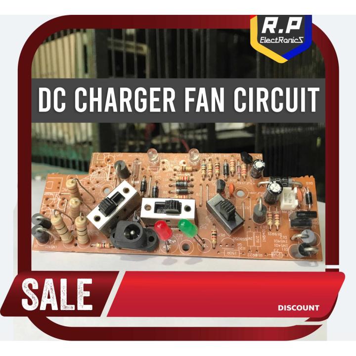 Charger Fan Circuit DC 12V KN-2912 Light Fan Charger Circuit Charging Control Fan Circuit Board for AC DC Charger Fan - Effective Cooling Solution