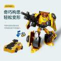 Mecha vehicle transforming robot. 