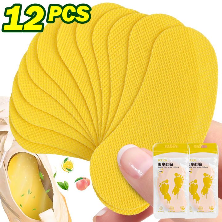 12/24pcs%20Shoes%20Odor%20Remover%20Deodorant%20Patch%20Lemon%20Athlete's%20Foot%20Soothing%20Insole%20Stickers%20-%20Image%209