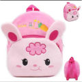 8x9 Inches Toddler Plush Backpack Cute Baby Backpacks for Boy Girl Mini Backpack Preschool Baby Schoolbag.