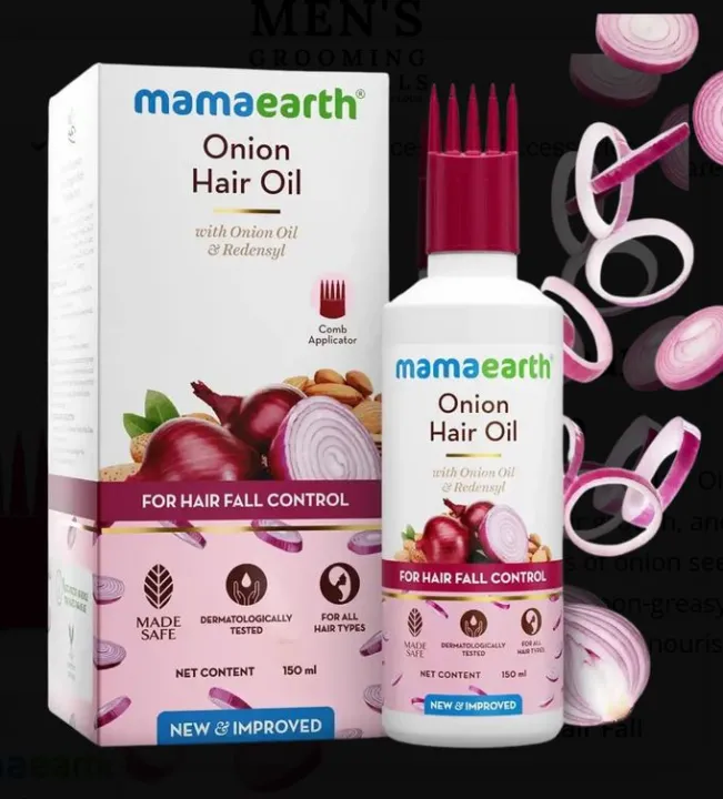 Mamaearth%20Onion%20Oil%20for%20Hair%20Regrowth%20&%20Hair%20Fall%20Control%20Hair%20Oil%20(150%20ml)%20-%20Image%202