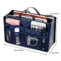 Travel Organizer Bag Folding Insert Make up Hand bag Storage Bags Tote Cosmetic Bags Makeup Bag.