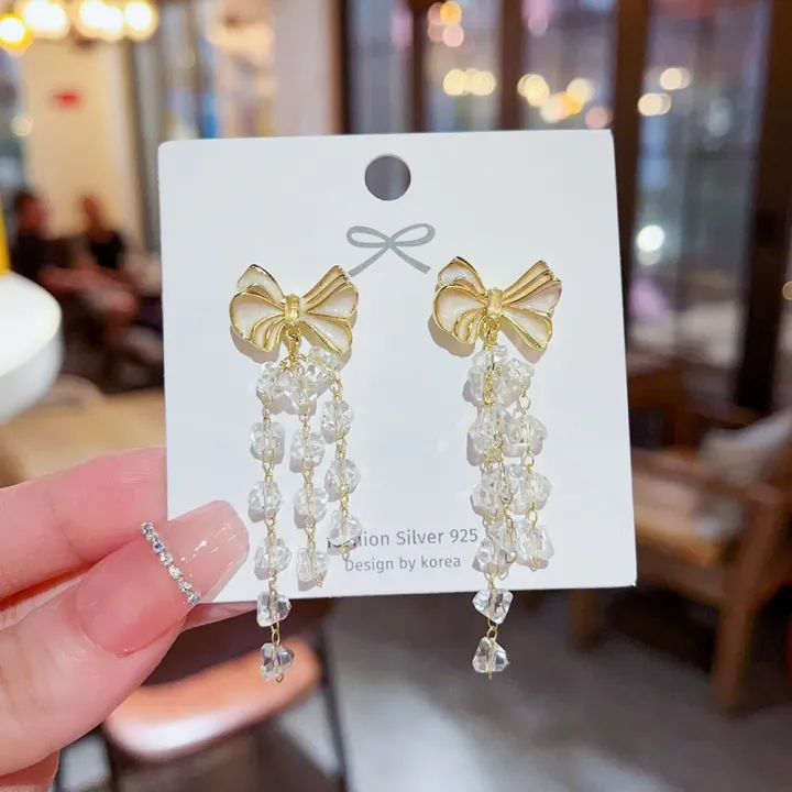 Korean%20Retro%20Fashion%20Earring%20Long%20Tassel%20Earrings%20Sweet%20New%20Design%20for%20Women%20-%20Image%203