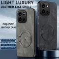 lthmy for OnePlus Nord 6 Supports Magnetic Wireless Charging Casing Retro Leather Phone Case Protection Shockproof Soft Bumper Cases Back Cover.