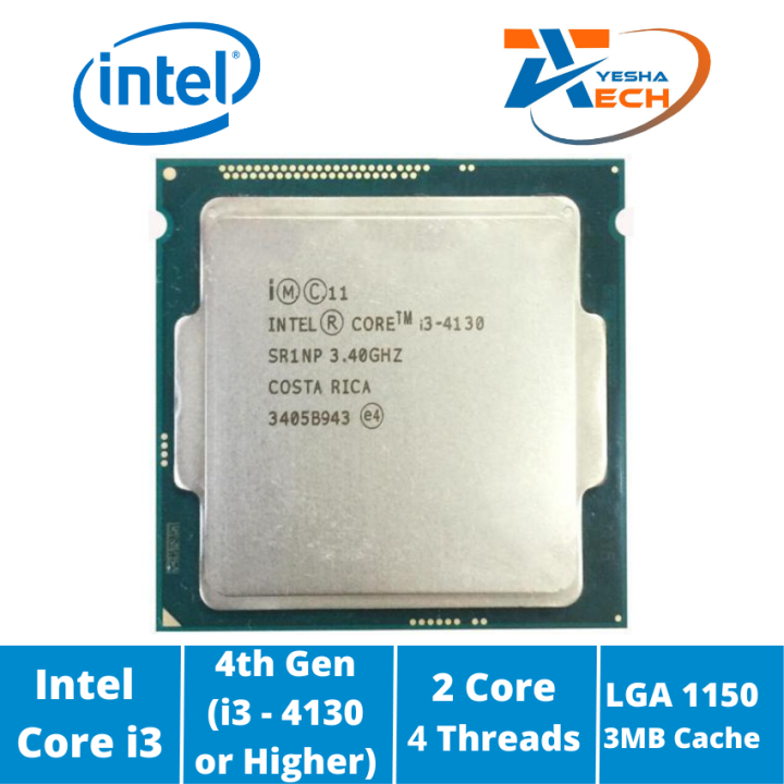 Daraz like new - Intel Core i3 4th Generation Desktop Processor