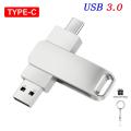 JASTER 2 in 1 Type C Pendrive 4GB 8GB 16GB 32GB 128GB 64GB USB Flash Drive 3.0 for Android Phone/PC.