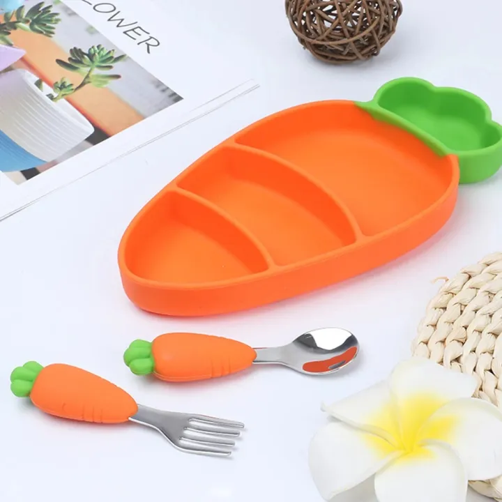 %E3%80%90NEW%E3%80%91%20Children%20Silicone%20Dinner%20Pate%20Carrot%20Bowl%20Stainless%20Steel%20Fork%20Spoon%20Tableware%20Set%20Baby%20Food%20Supplementary%20Meal%20Plate%20Baby%20Stuff%20-%20Image%206