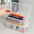Pencil Case Large Volume Transparent Stationery Case Pencil Case Color Pencil Children Crayon Drawing Sketch Pencil Case.