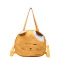 Canvas Nylon Prints Cat Messenger Bag Cute College Style Large Capacity Crossbody Bag Portable Shoulder Bag Handbag Streetwear. 