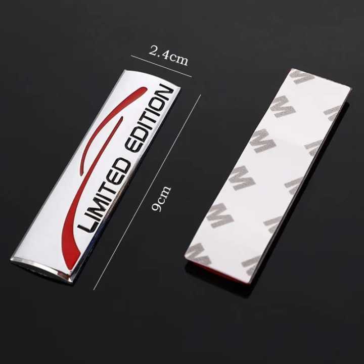 Limited%20Edition%203D%20Car%20Sticker%20Chrome%20Metal%20Emblem%20Badge%20-%20Image%202