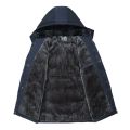 Fashion Hooded Winter Coat Men Thick Warm Mens Winter Jacket Windproof Gift For Father Husband Parka. 