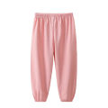 GC Children Long Pants Breathable Skin Friendly High Elastic Machine Washable Solid Color Trousers Suitable For Children 1-8 Years.