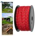 Camping 30M 6mm Reflective Tent Rope Guylines, Easy to Identify AT Night for Backpacking and Water.
