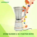 Myone Blender (3 -in 1 Function White) - Highly Durable - Easy to Use - Sleek Usage. 