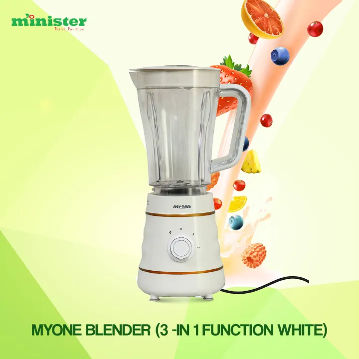 Myone Blender (3 -in 1 Function White) - Highly Durable - Easy to Use - Sleek Usage