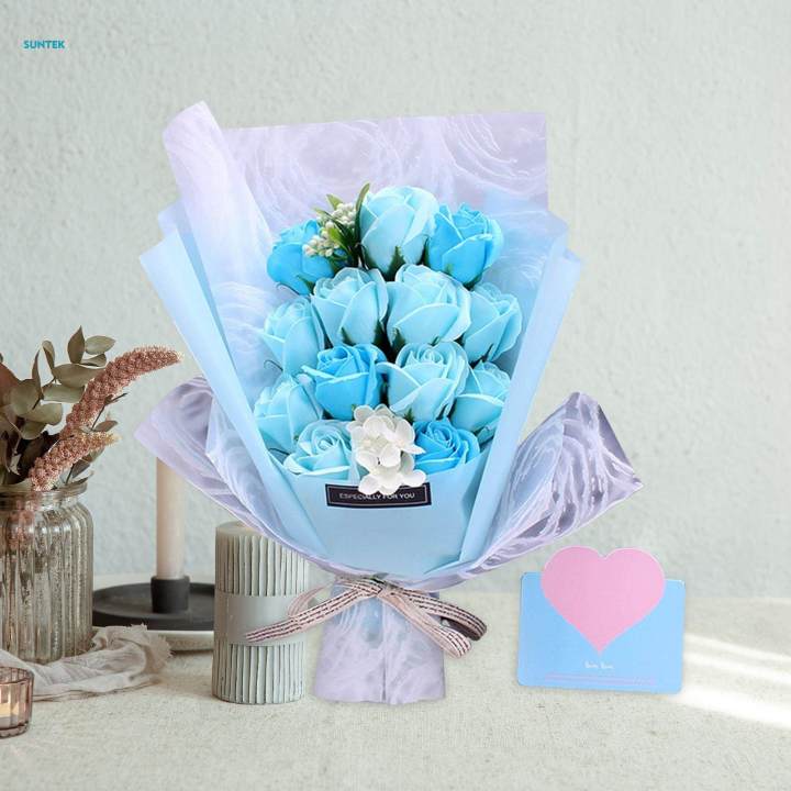 Soap%20Flower%20Bouquet%20bouquet%20Soap%20Flower%20Floral%20Artificial%20bouquet%20Realistic%20for%20Home%20Decor%20Anniversary%20Gift%20Mother's%20Day%20Office%20-%20Image%203
