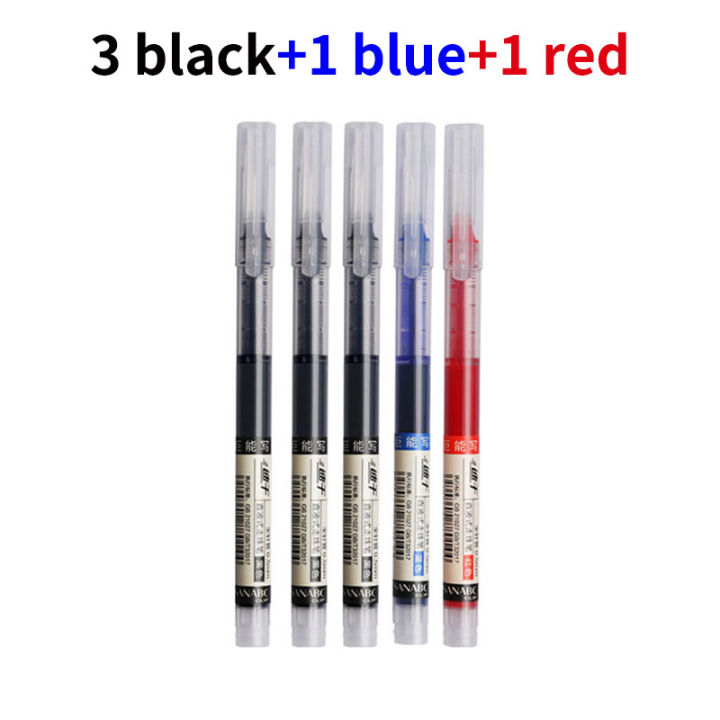 3/5%20Pcs%20Exam%20Signature%20Ballpoint%20Pen%200.5mm%20Black%20Blue%20Ink%20High%20Capacity%20Gel%20Pens%20For%20Writing%20School%20Office%20Stationery%20Supplies%20-%20Image%207