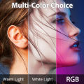 Ulanzi VL49 RGB Rechargeable Mini RGB Light | Illuminate Your Scenes with Adjustable RGB Colors | Compact and Portable. 