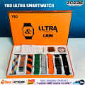 New Y80 Ultra Smartwatch with 8 Strap bluetooth Calling Smartwatch 2.02" Display Free Protective Case Wireless Charging Support Bluetooth Calling Smartwatch For Men and Women. 