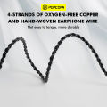 Popcorn Original Headphone Upgraded Earphone Cable HIFI 2Pin Connector Use For POCORN X8 PRO X9 PRO TRN MT1 KZ ZSN PRO X EDX PRO QKZ AK6 Pro. 