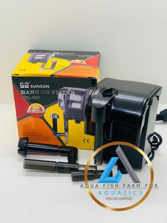 Sunsun HBL-301 Hang On Filter(2Watt & 300L/H) For Aquarium