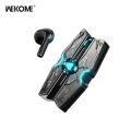 WEKOME TWS Wireless Bluetooth 5.3 Earbuds Cyberpunk Style HiFi Music Earphones Low Latency Touch Control Stereo Gaming Earbuds.