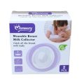 2 Pecs Silicone BreastShell BreastMilk Collector Breastfeeding Essentials. 