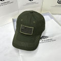 [ New ] Spring and Autumn Hat Men and Women Adjustable Sun-Proof American Flag Baseball Cap Simple Casual Fashion Same Style. 