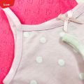 Girls Organic Cotton Sleeveless Camisole Rompers From Levin. 
