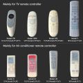 Transparent Silicone Remote Control Cover TV Air Condition Remote Control Case Holder Anti-dirt Dust-proof Cover Protective Case.