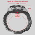 Stryve8011 Relojes Brand Waterproof Business Sport Watches Men Stainless Steel Digital pointer Dual Display fashion quartz watch.