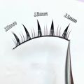 Cat-Eye Makeup Manga Lashes Natural Wet Look Dramatic Fake Eyelashes Fluffy Fairy Clusters Cosplay Lashes Women. 