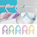 6pcs Travel Hanger, Portable Travel Folding Plastic Clothes Coat Hangers For Travel Outdoor Camping, Multicolor. 