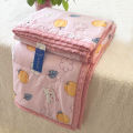 Wholesale Summer Blanket Airable Cover Cool Silk Ice Doudou Student Dormitory Single Person Double Children Summer Thin Duvet. 