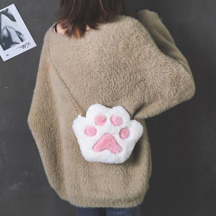 Cute%20Bear%20Paw%20Girls%20Chain%20Zipper%20Shoulder%20Bag%20Lovely%20Children's%20Soft%20Plush%20Coin%20Purse%20Baby%20Boys%20Accessories%20Small%20Crossbody%20Bags%20-%20Image%204