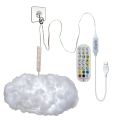 RGB 3D Cloud Light Thundercloud Light Compact Rhythm-Based Music Night Lamp for Indoor Use Bedroom Gaming. 