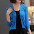 Autumn Summer Cardigan Women Lace Hollow Out Shawl Teenager Girls Knitted Sweater Female Cardigans Women Thin Coat Ladies Tops.
