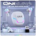 Fashions ONIKUMA T27 Wireless Earbuds Dual-mode with Touch Control 2.4Ghz Low Latency Stereo Bluetooth Headset Independent Connection. 