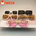 Box sunglasses Europe and the big box sunglasses retro fashion sunglasses female. 