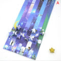 136 X Folding Paper Lucky Star Paper Strip Sky Universe Pattern Origami Craft. 